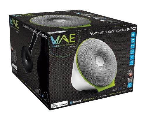 HERCULES 4780536 Hercules(R) WAE BTP02 Bluetooth(R) Speaker (White/Green)
