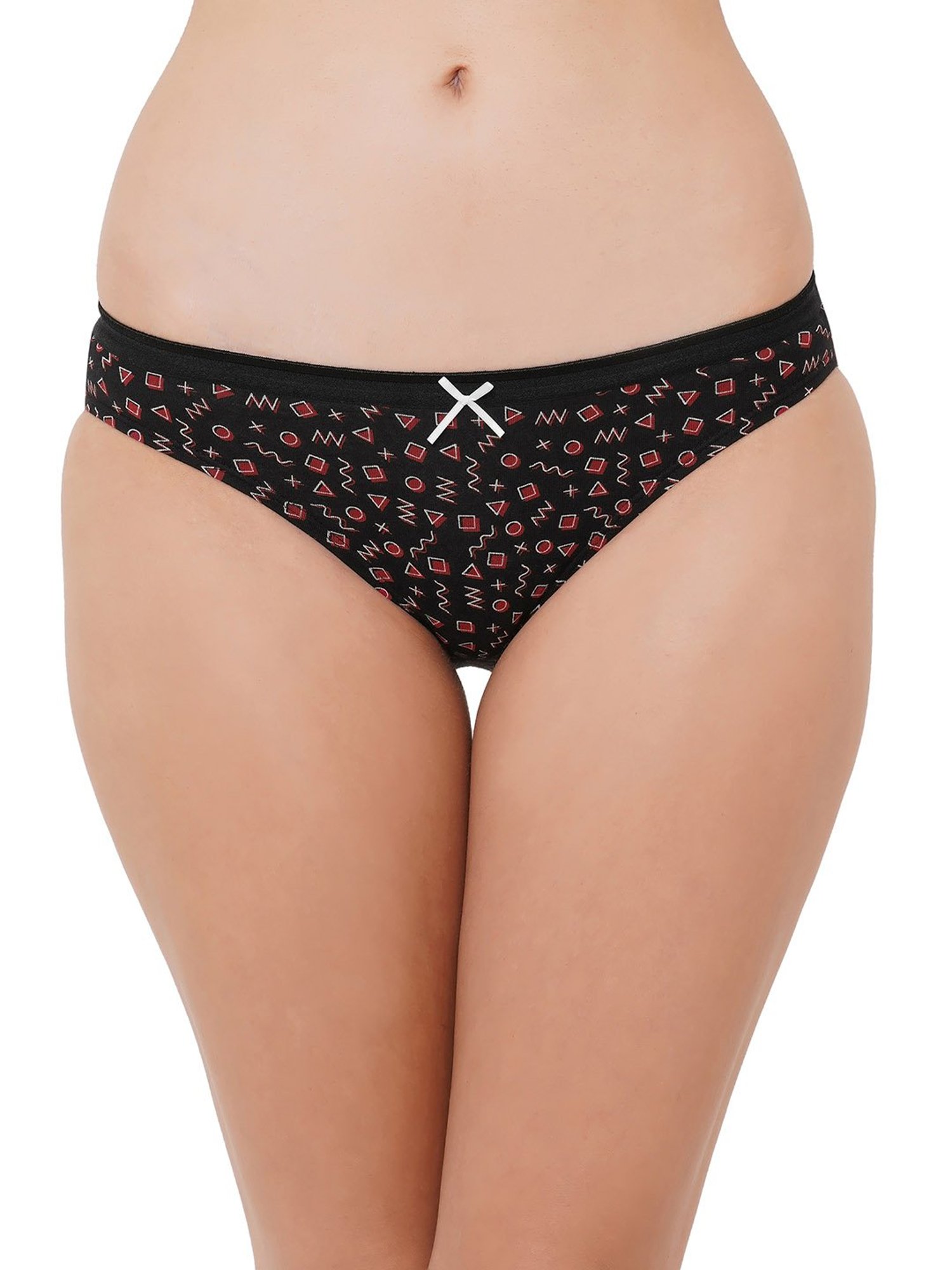 Soie Multicolor Printed Bikini Panty (Pack of 3)