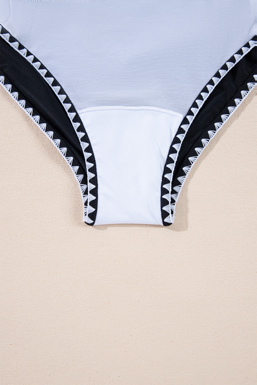 Black Plant Print Zip Front Half Sleeve One Piece Swimsuit