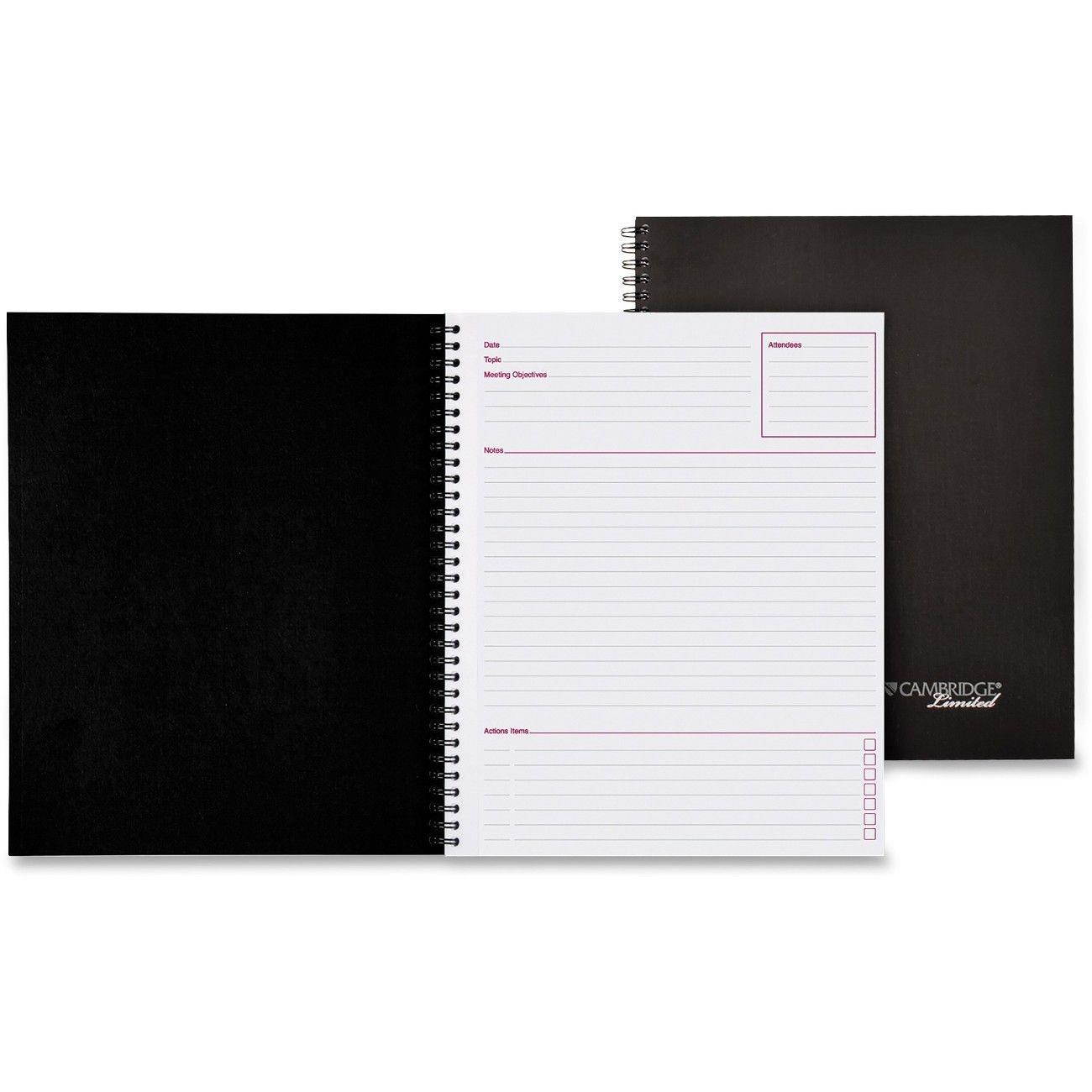 Mead Cambridge Limited Meeting Notebooks - 80 Sheet - College Ruled - (mea06132)