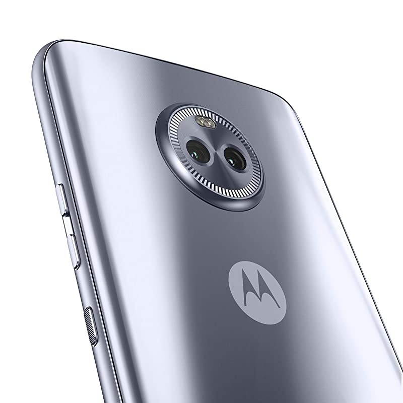 Moto X4 Factory Unlocked Phone 52quot Screen 32GB Sterling Blue US Warranty