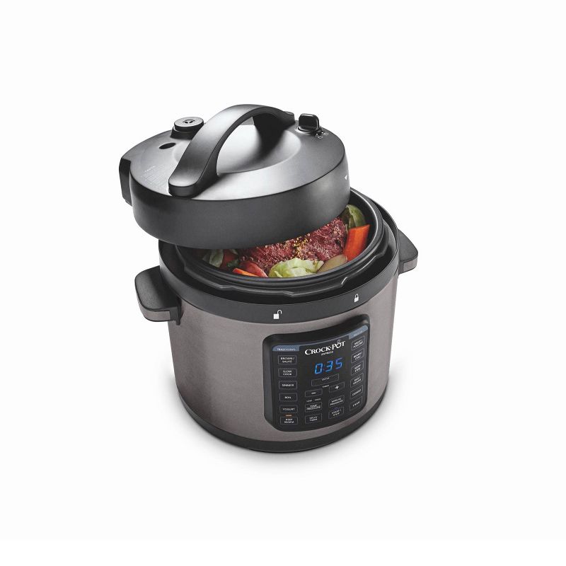 Crock Pot 6qt Express Crock Pressure Cooker - Dark Stainless