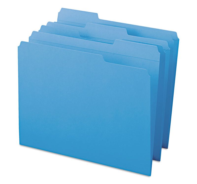 Smead Reinforced End Tab Fastener Folder Two Fasteners Letter Manila 50/BX 34105