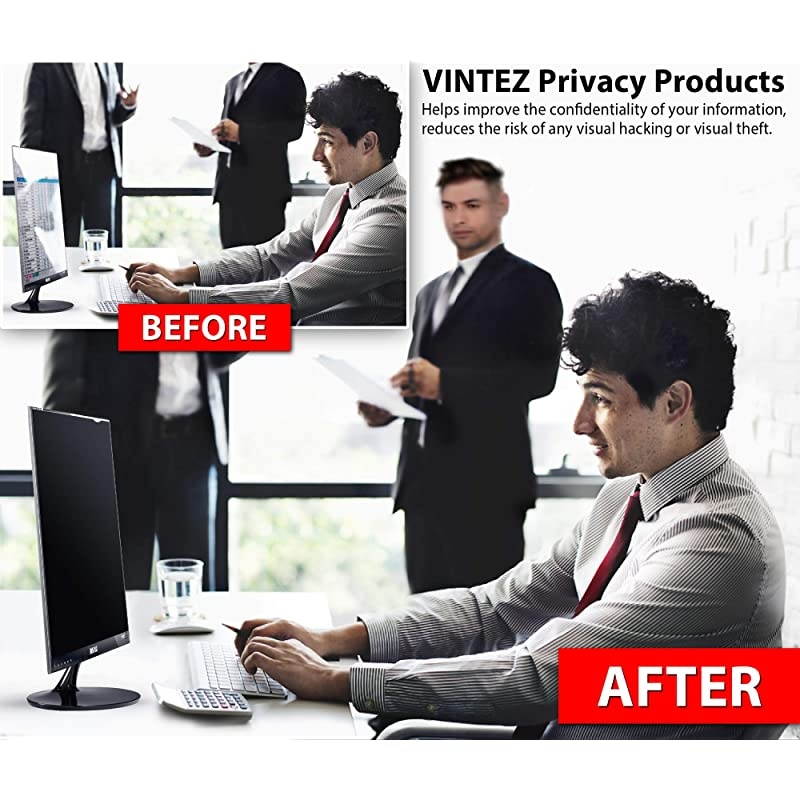 Inch Computer Privacy Screen Filter 169 Aspect Ratio for Widescreen Computer Monitor AntiGlare AntiScratch Protector Film for Data Confidentiality