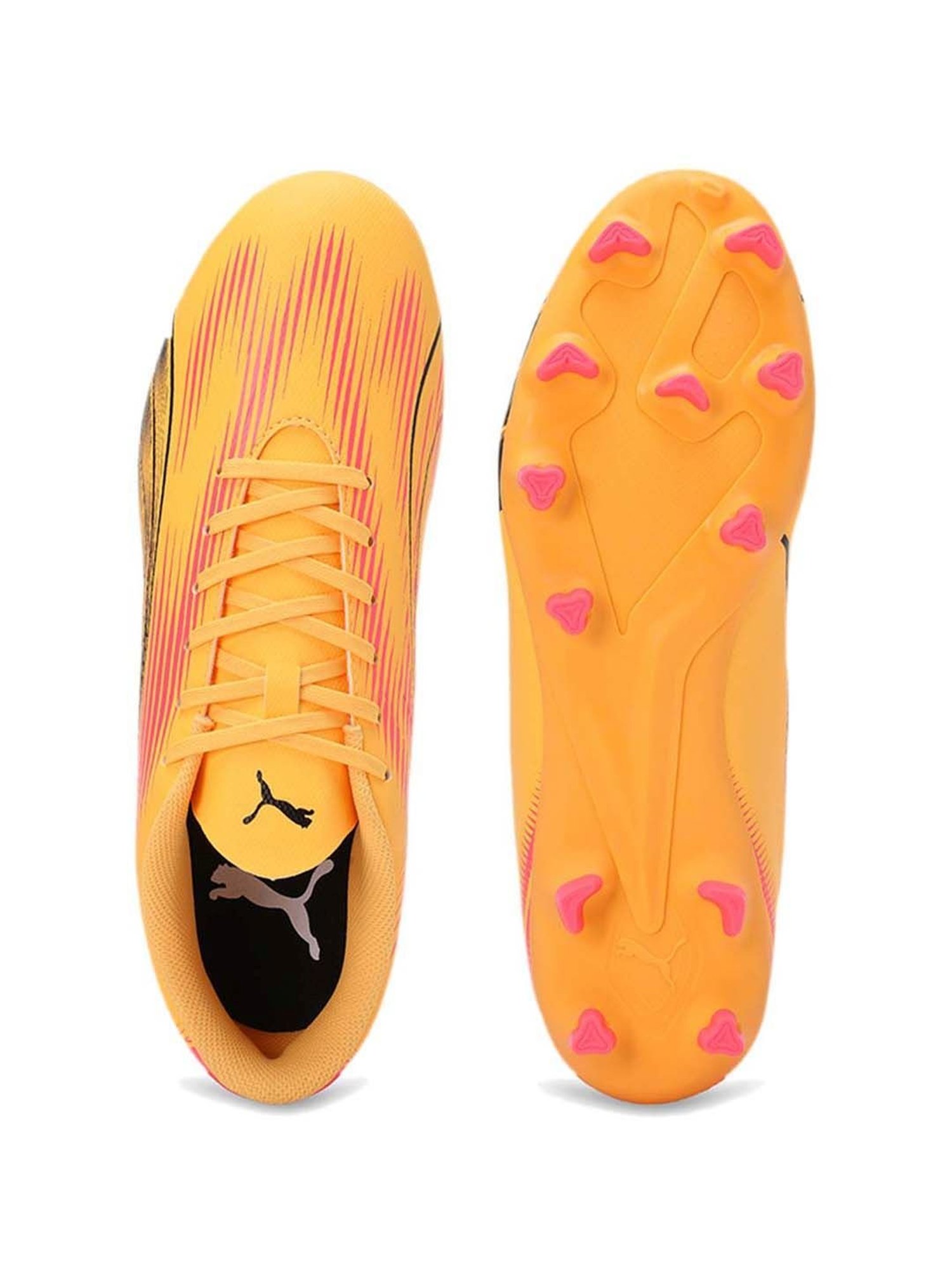 Puma Men's ULTRA PLAY FG/AG Yellow Football Shoes