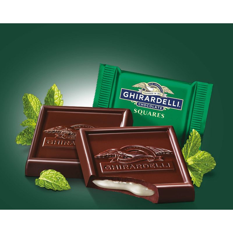 Ghirardelli Dark Chocolate Mint Squares - 6.38oz
