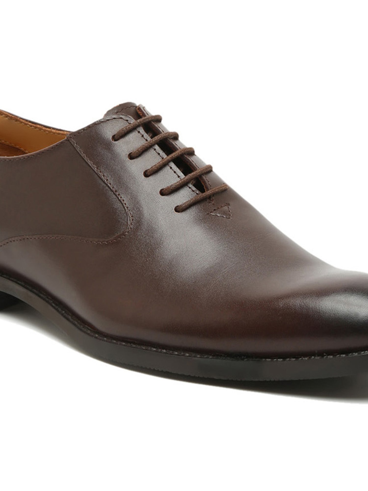 Teakwood Leathers Men's Brown Oxford Shoes