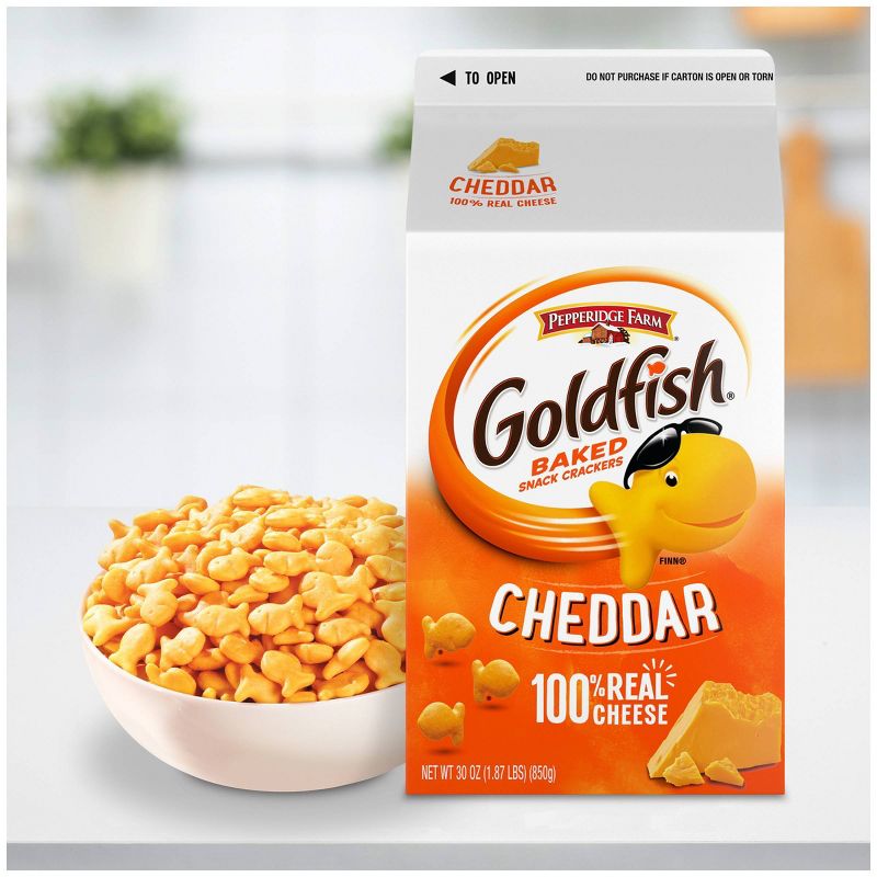 Pepperidge Farm Goldfish Cheddar Crackers - 30oz Carton