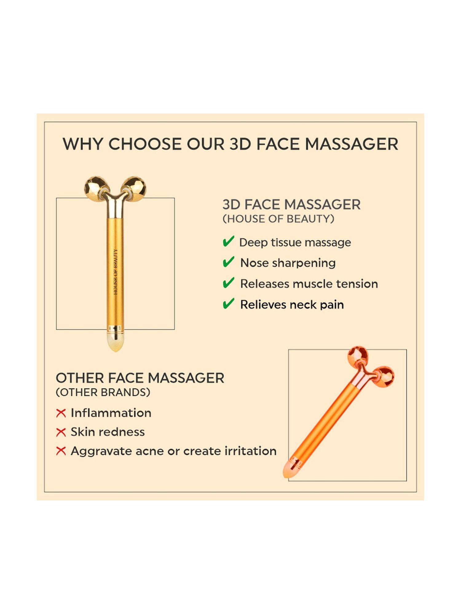 Bronson Professional 2-in-1 Soft Bristles Face Cleansing Brush (Color May Vary)