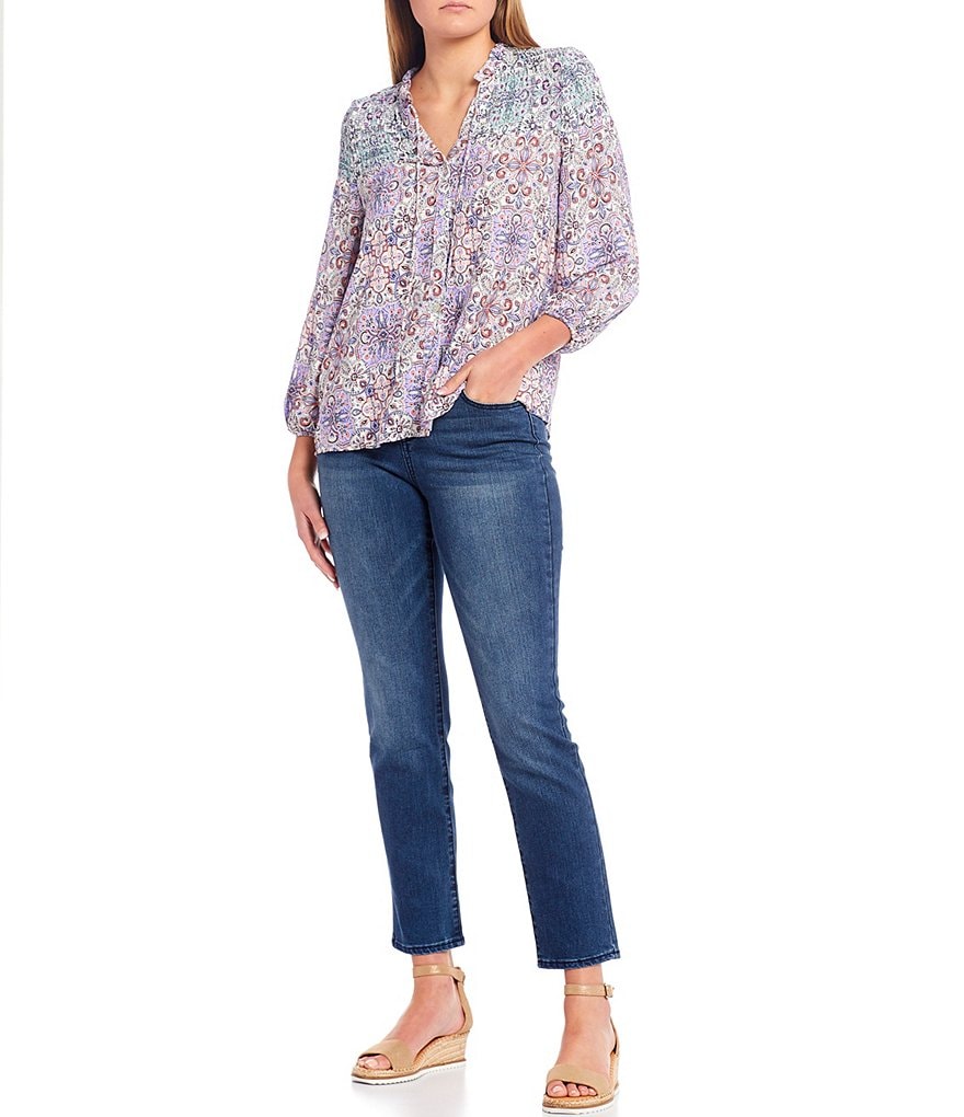 Code Bleu Petite Size Chelsea Slimming Straight Leg Jeans