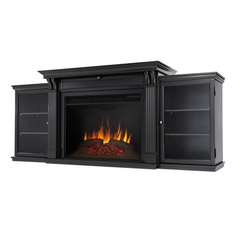 Real Flame Tracey Grand Electric Fireplace Entertainment Center Black