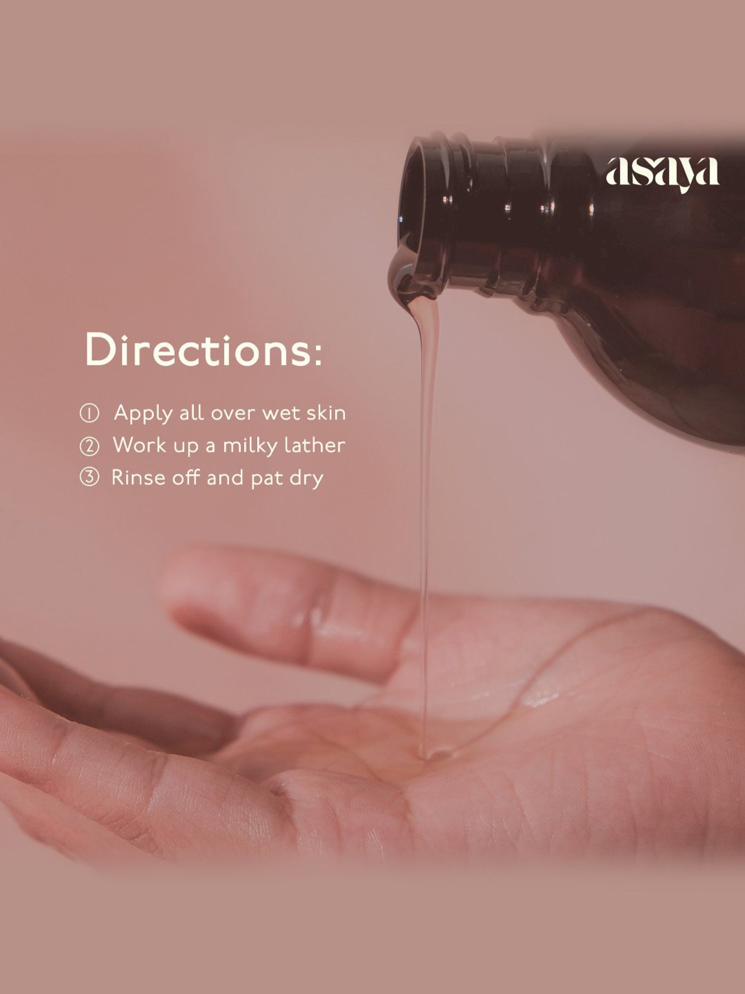 Asaya Almond Shower Body Cleansing Oil - 275 ml