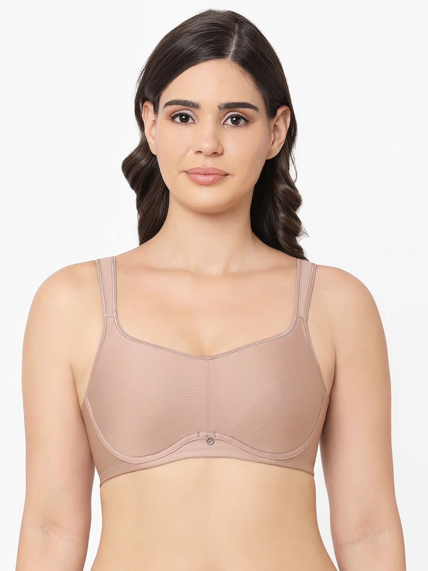 Wacoal Beige Under-Wired Minimizer Bra