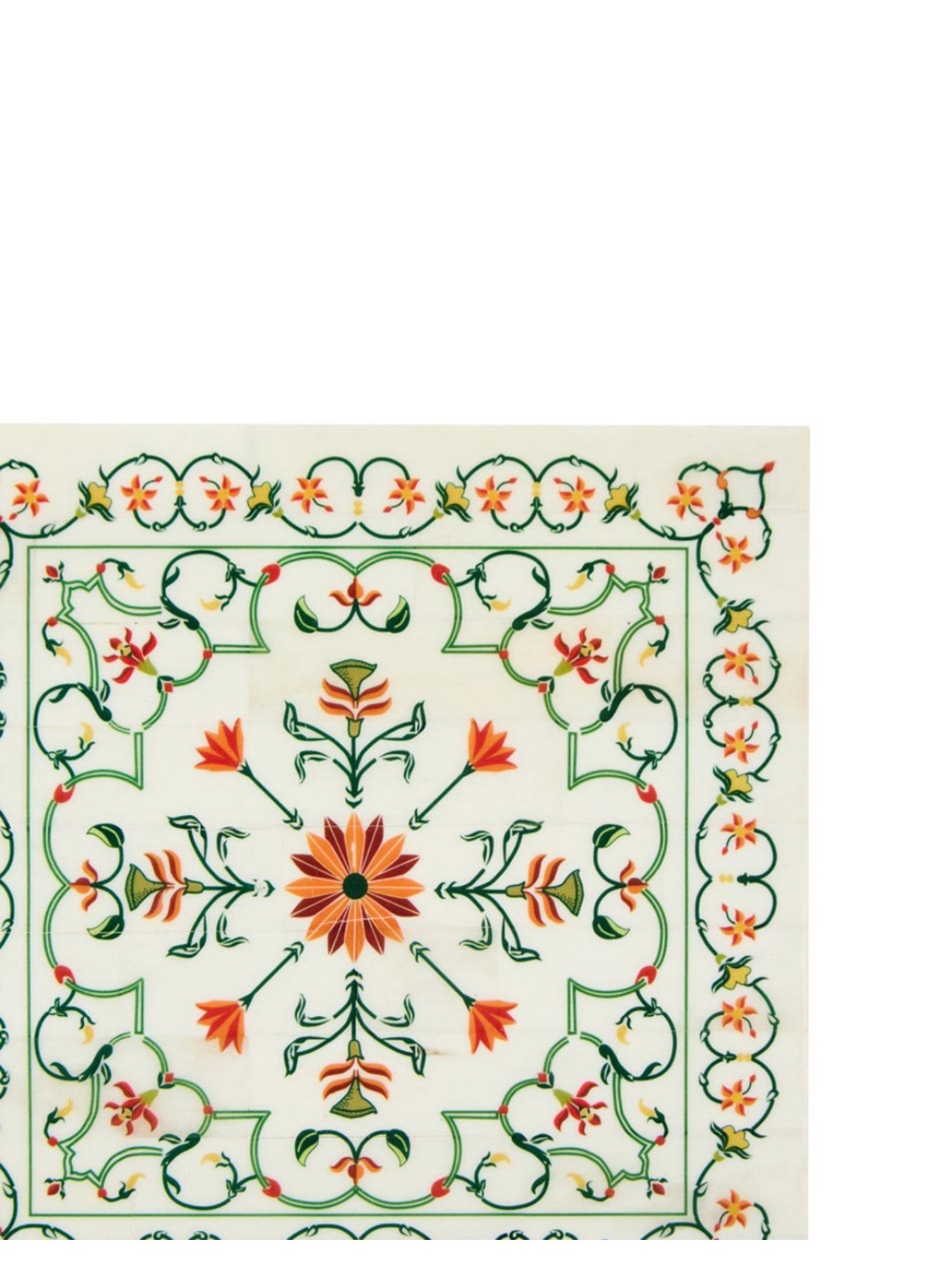 Ariana Yellow & White Cotton Kitchen Apron with Pocket