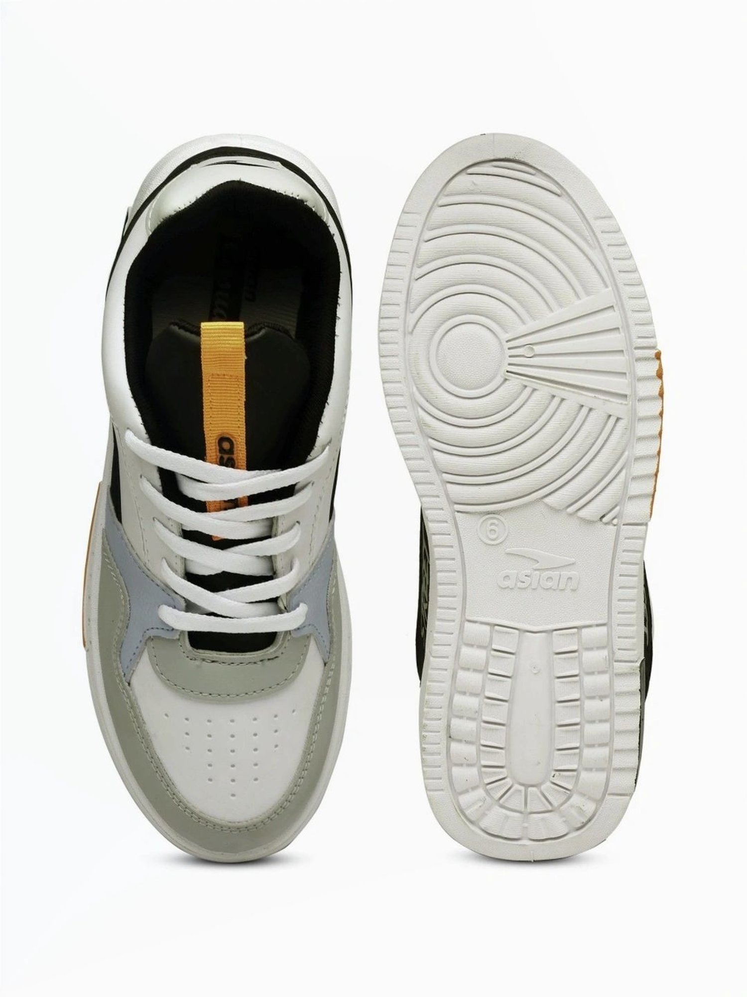 Asian Men's White Casual Sneakers