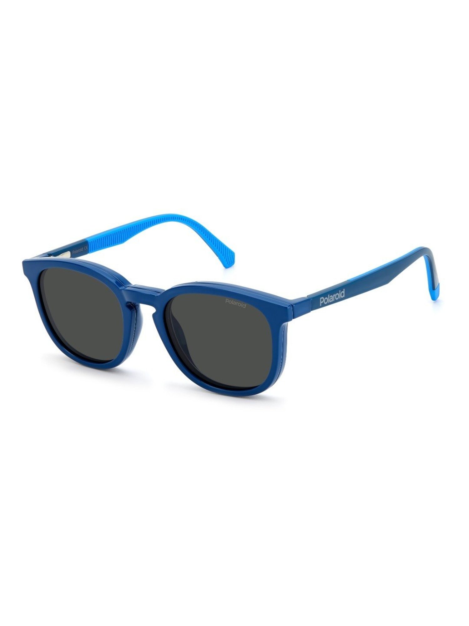 Polaroid Light Blue Rectangular Sunglasses for Kids