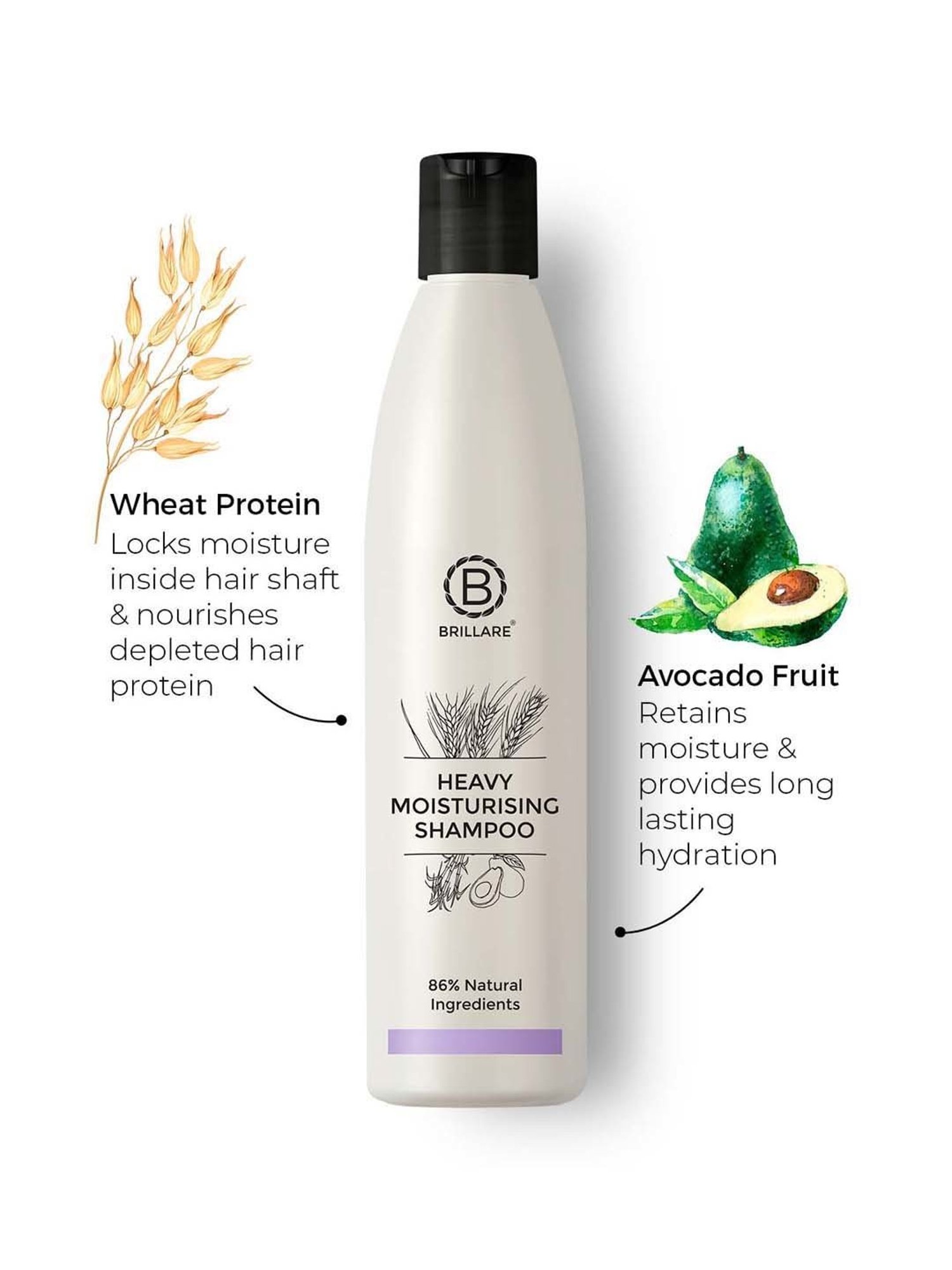 Brillare Heavy Moisturising Shampoo - 300 ml