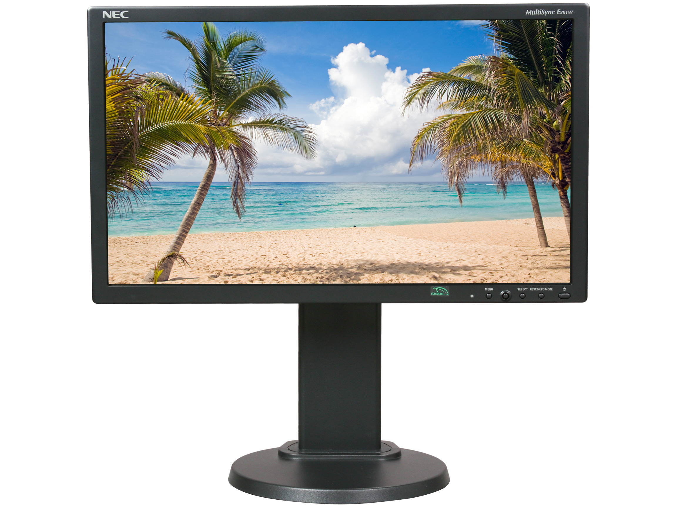 NEC Display Solutions E201W-BK 20" 1600 x 900 D-Sub, DVI, DisplayPort LCD Monitor
