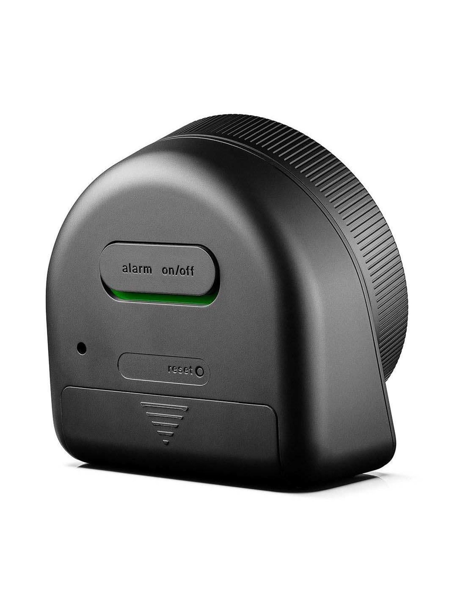 Braun Black Classic Analog Alarm Clock With Snooze And Continuous Backlight