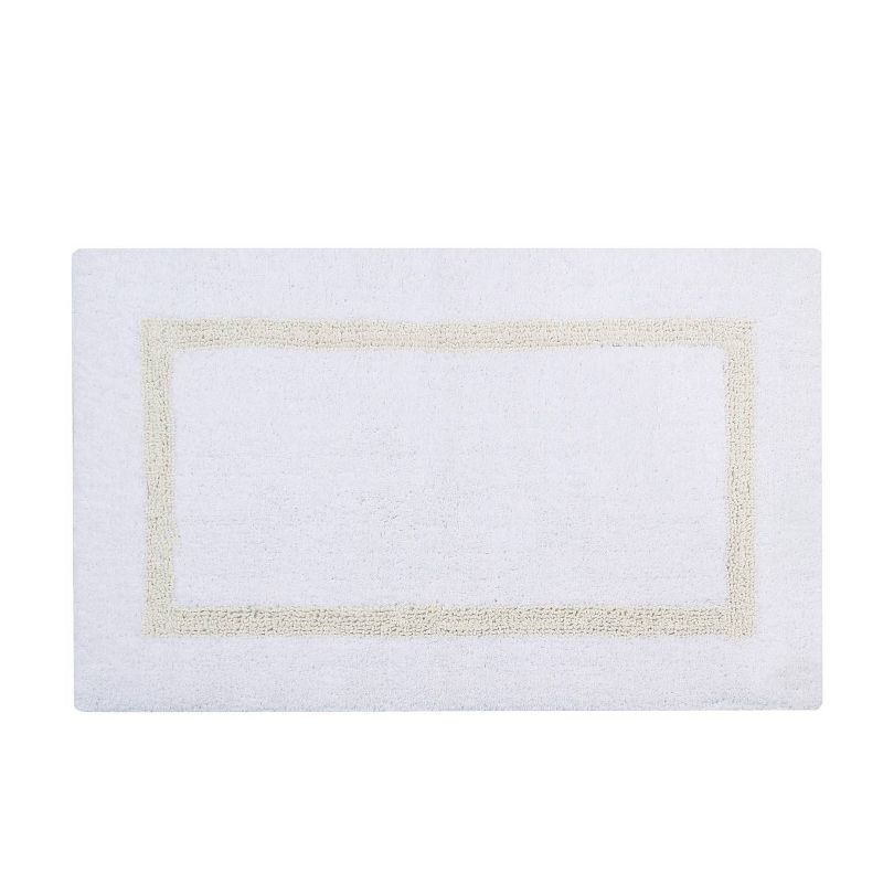 2pc Hotel Collection Bath Rug Set White/Ivory - Better Trends