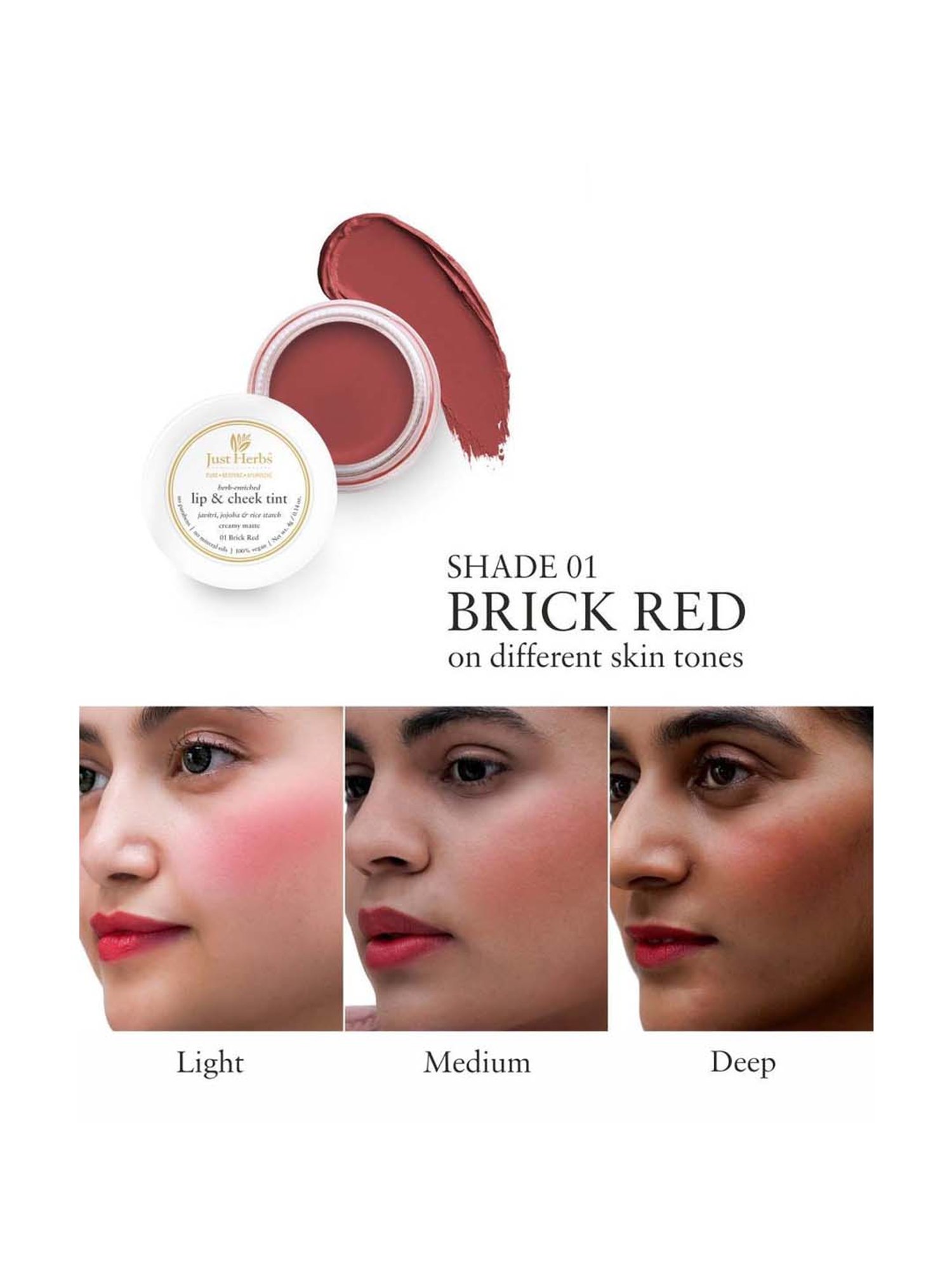 Gush Play Tint 2 In 1 Lip & Cheek Tint Jaw Breaker - 5 gm