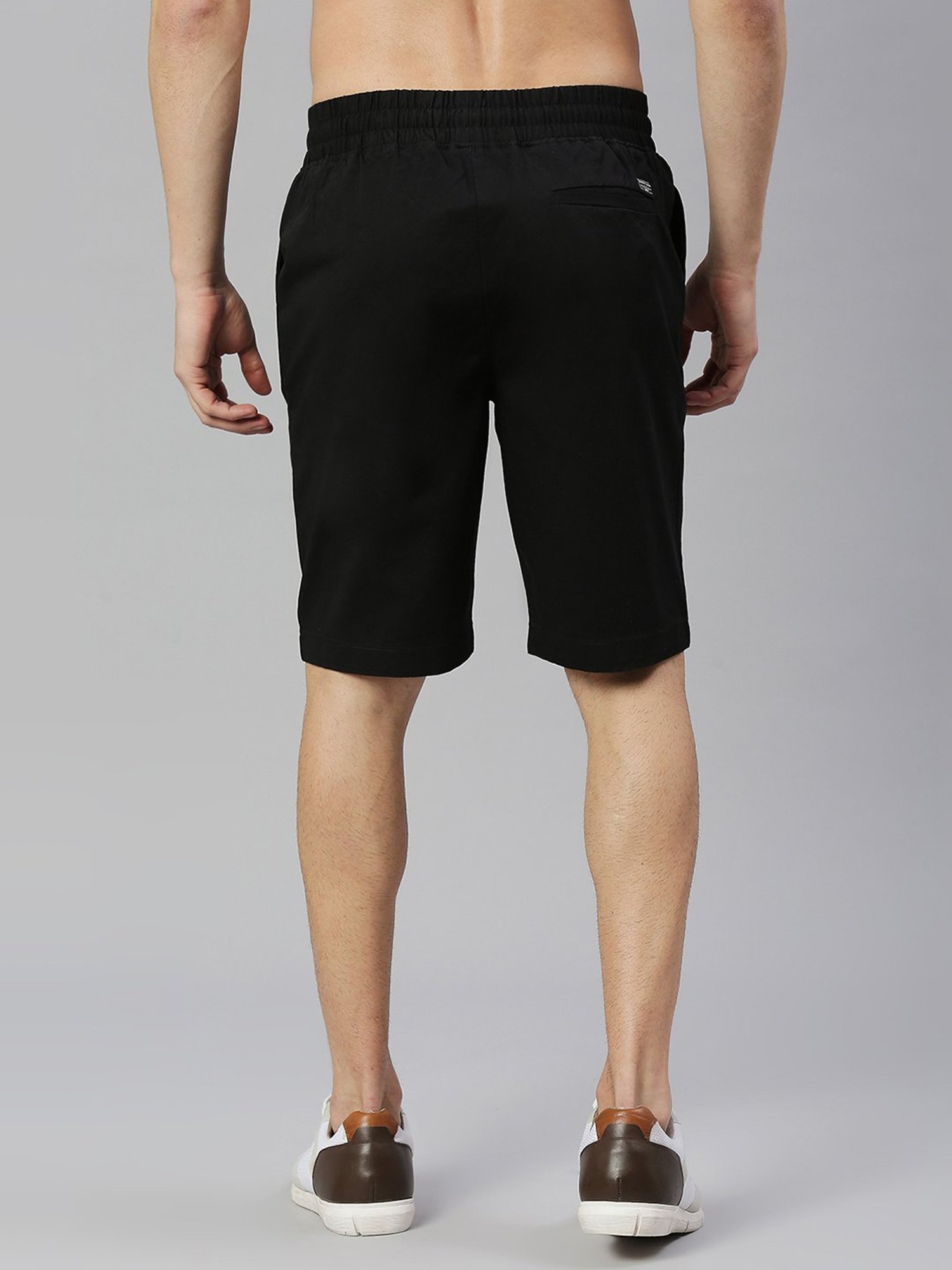 Thomas Scott Black Slim Fit Shorts