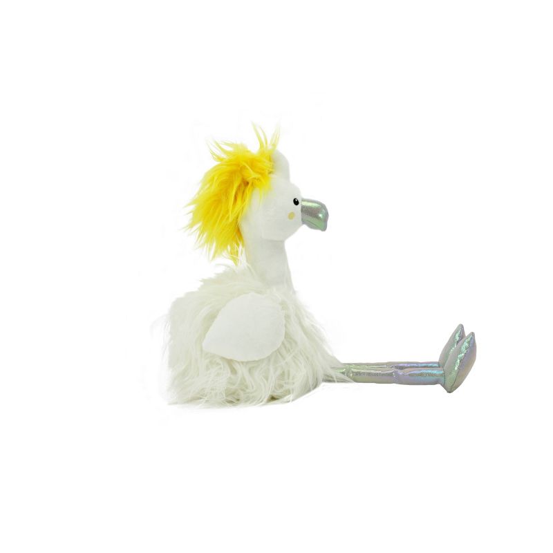 Animal Adventure White Sweetheart Bird 15" seated Stuffed Animal