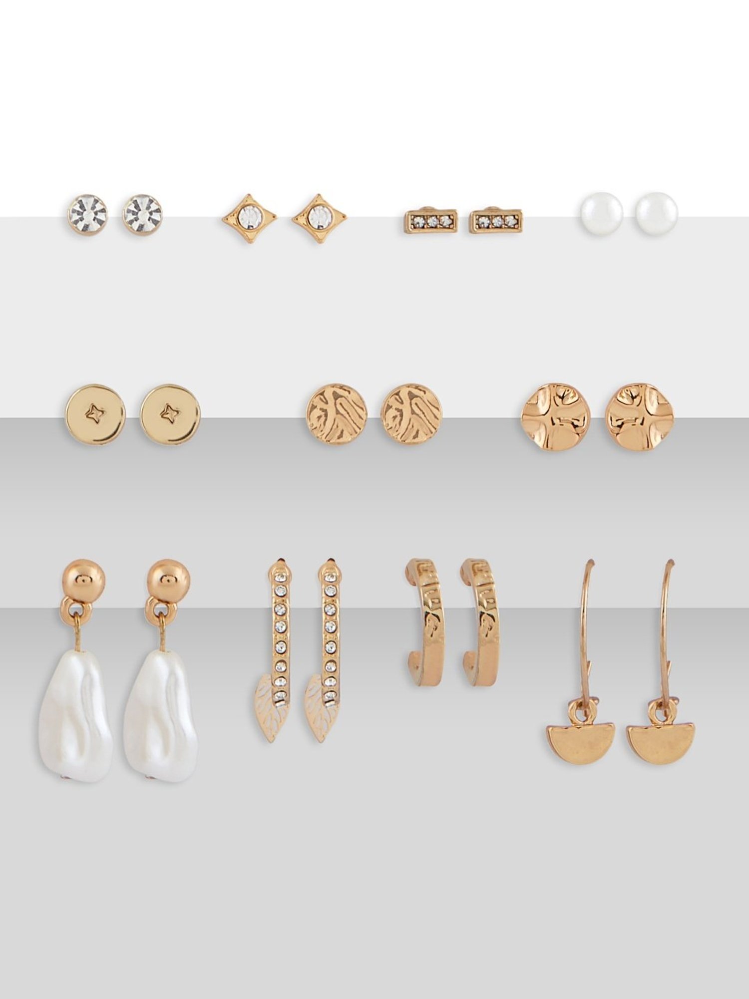 OOMPH Jewellery Yellow Enamel Floral Jhumki