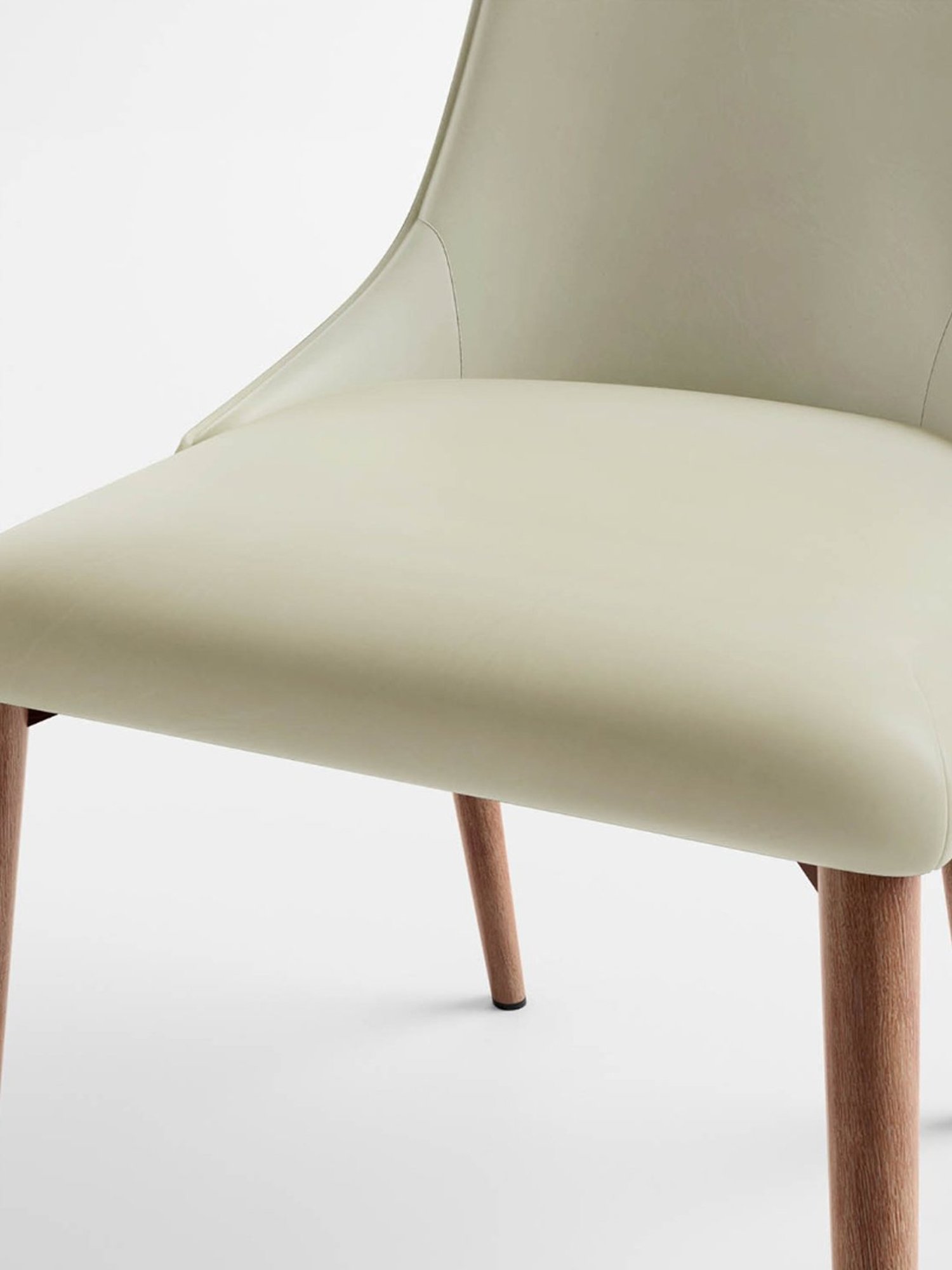 Godrej Interio Creamtreat White Metal Dining Chair (Set of 2)