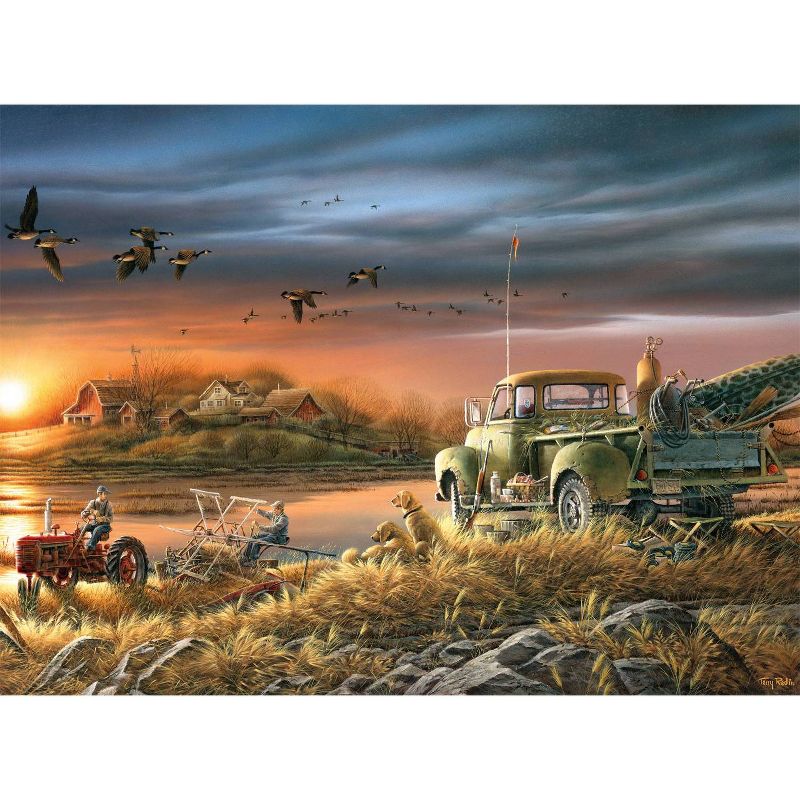 Buffalo Games Terry Redlin: Patiently Waiting Puzzle 1000pc