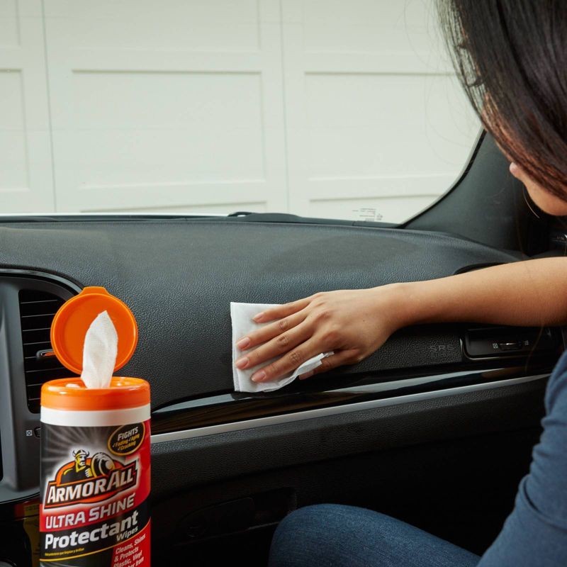 Armor All 20ct Ultra Shine Protectant Wipes Automotive Protector