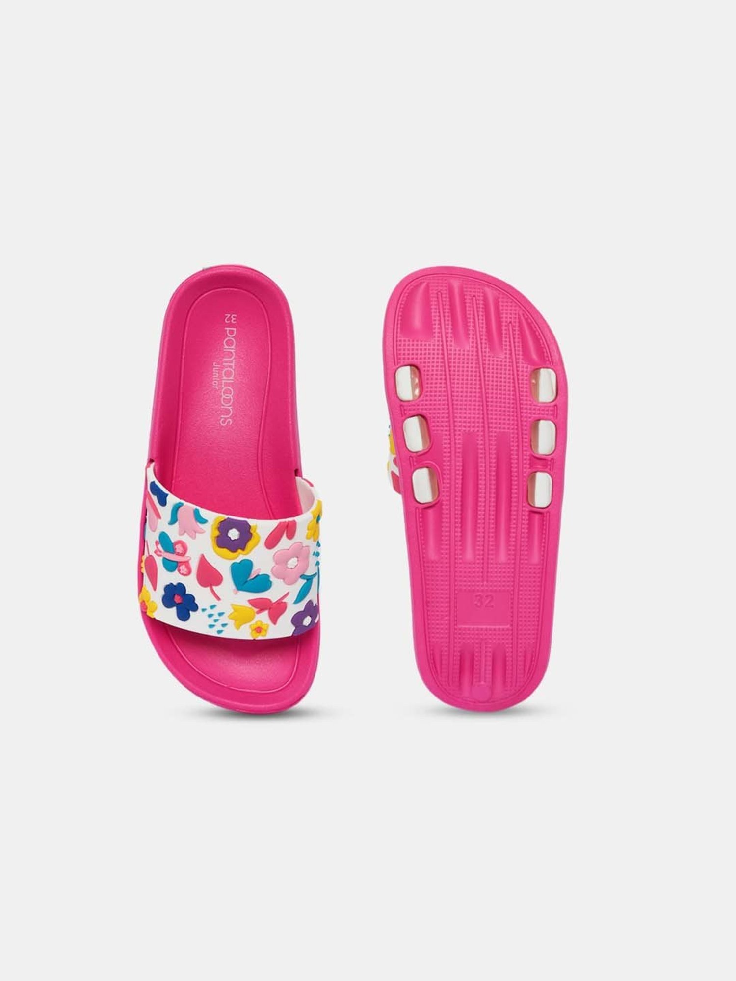 Passion Petals Kids Pink Sling Back Clogs