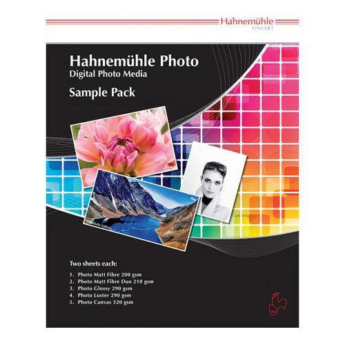 Hahnemuhle Fine Art Inkjet Photo Paper Sample Pack, 8.5x11", 10 Sheets #10640888