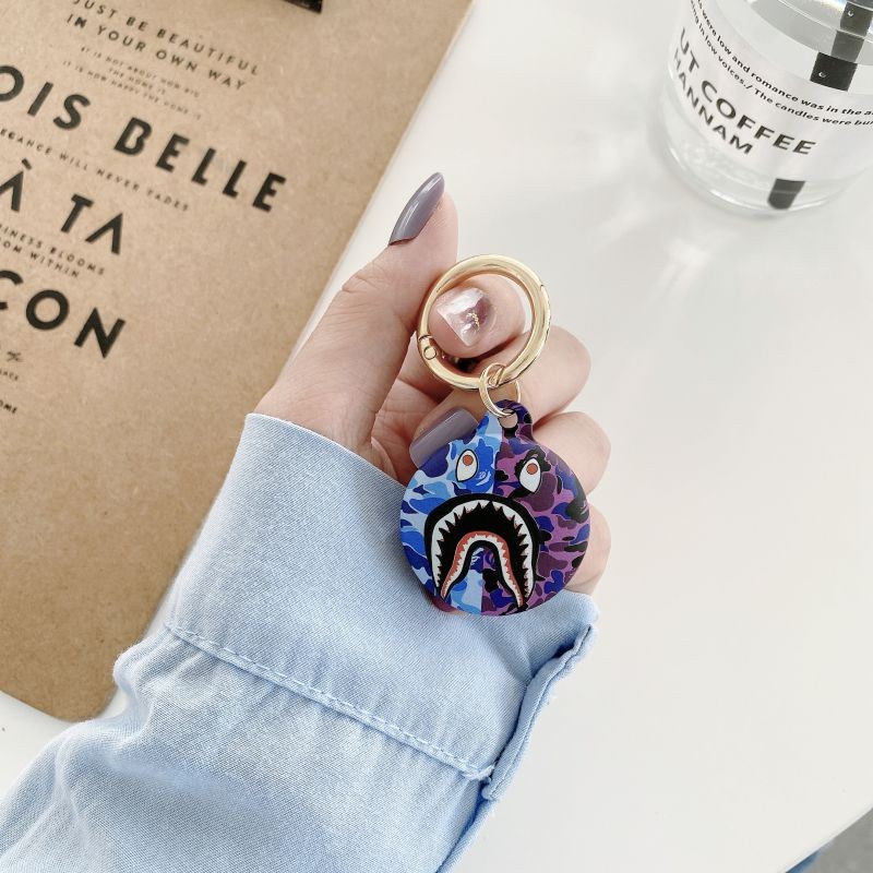 [6 PCS] Silicone Protective Case for AirTags, Tracker Lightweight Soft Protective Skin Cover Accessories with Key Chain Anti-Loss Design Compatible with Apple AirTags 2021