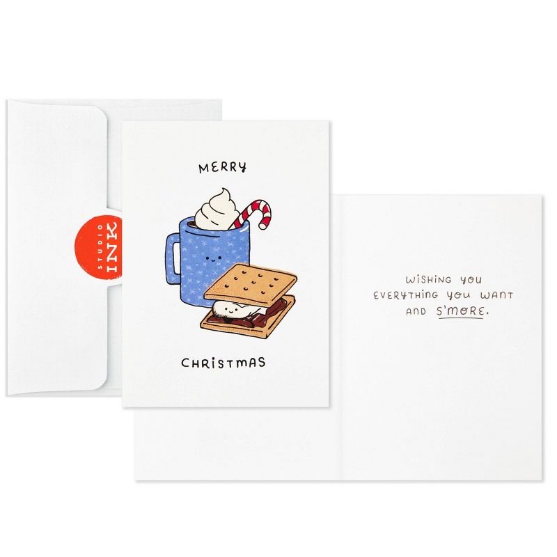 8ct Hallmark Studio Ink Cocoa & S'mores Boxed Cards