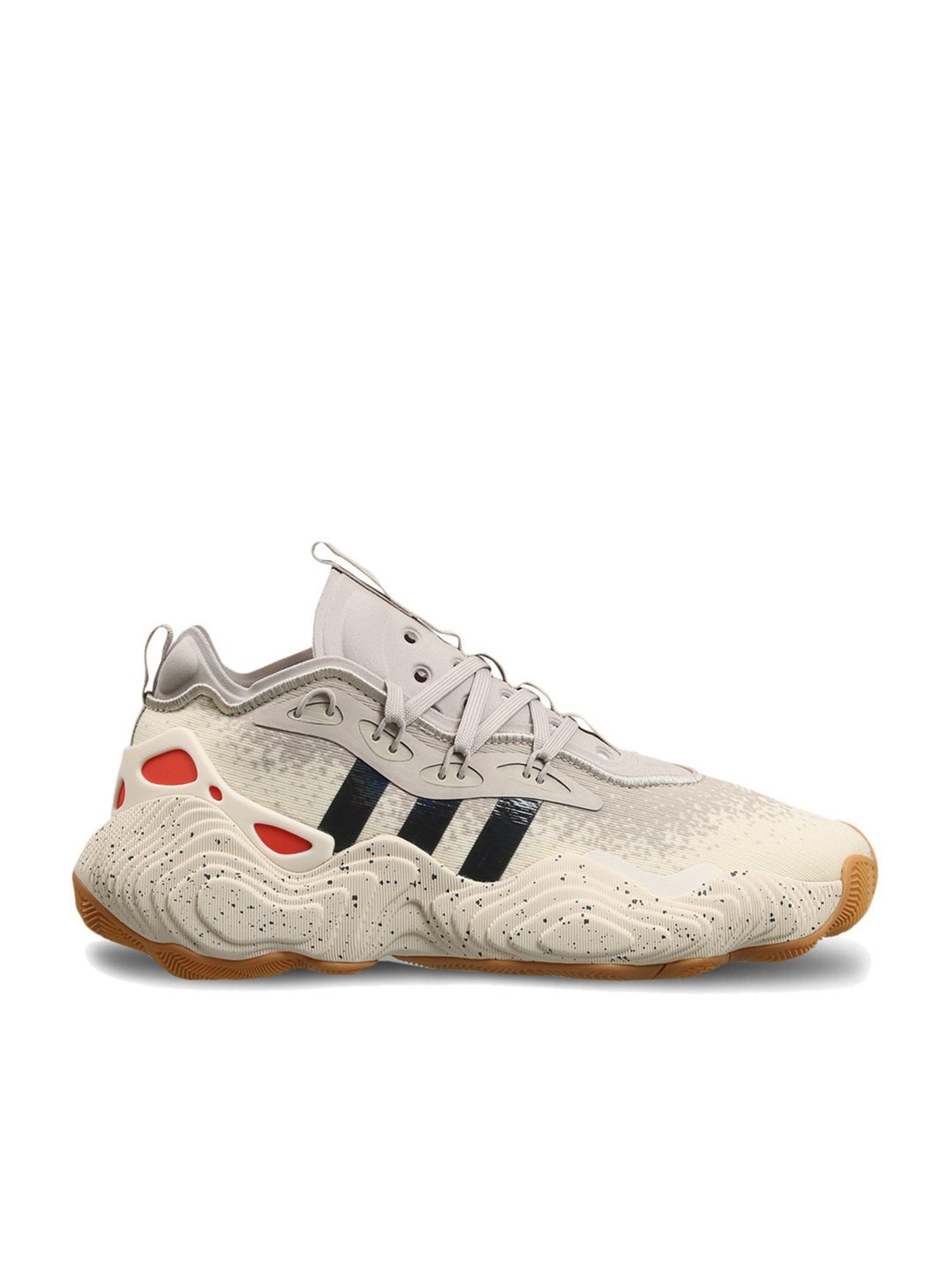Adidas Men's Trae Young 3 Beige Basketball Shoes
