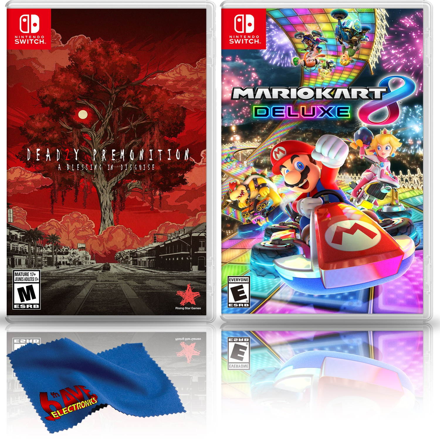 Deadly Premonition 2: A Blessing in Disguise + Mario Kart 8 Deluxe - Two Game Bundle - Nintendo Switch