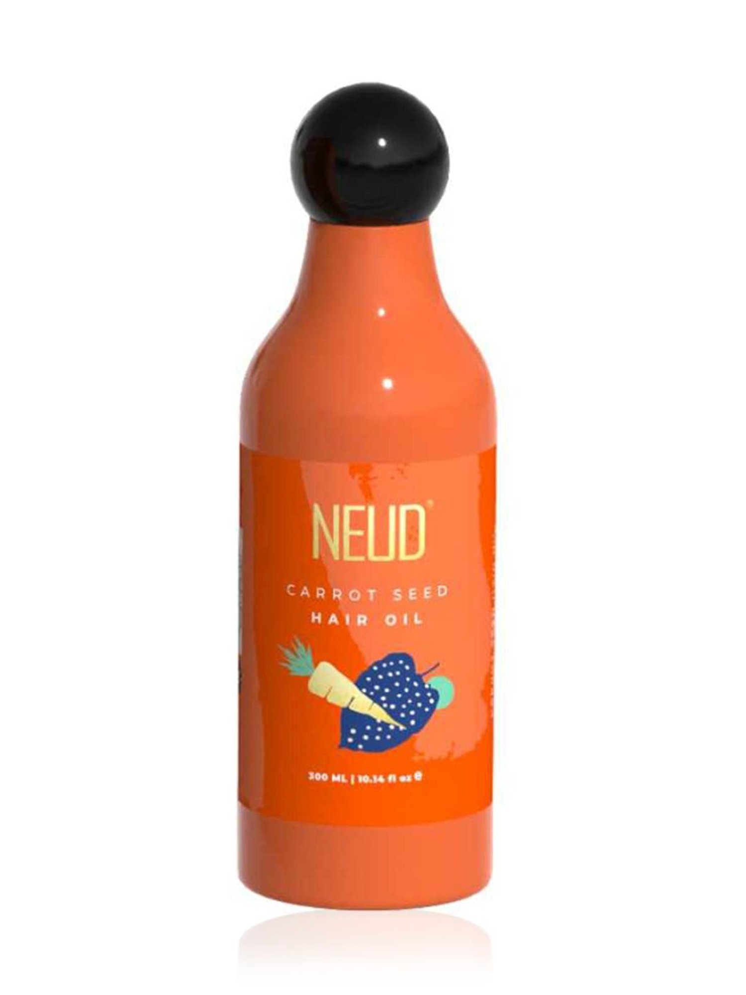 NEUD Carrot Seed Premium Hair Oil for Men & Women - 1 Pack - 300 ml