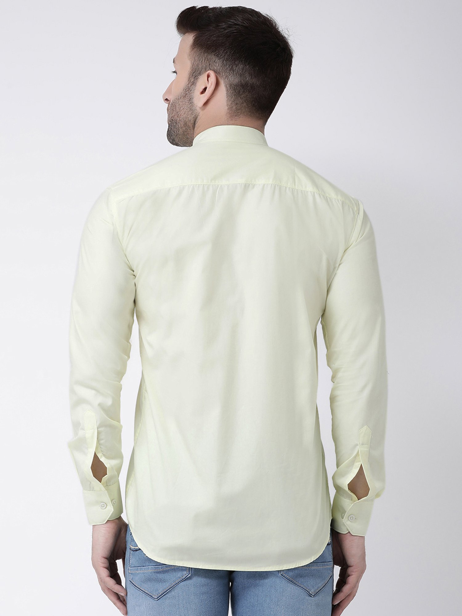 Hangup Plus Lemon Slim Fit Pure Cotton Shirt