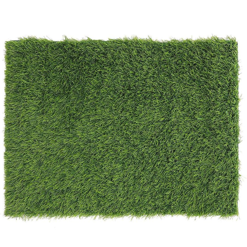 Juvale Artificial Grass Door Mat Welcome Doormat Indoor Outdoor Nonslip Front Rugs 17 x 24 in