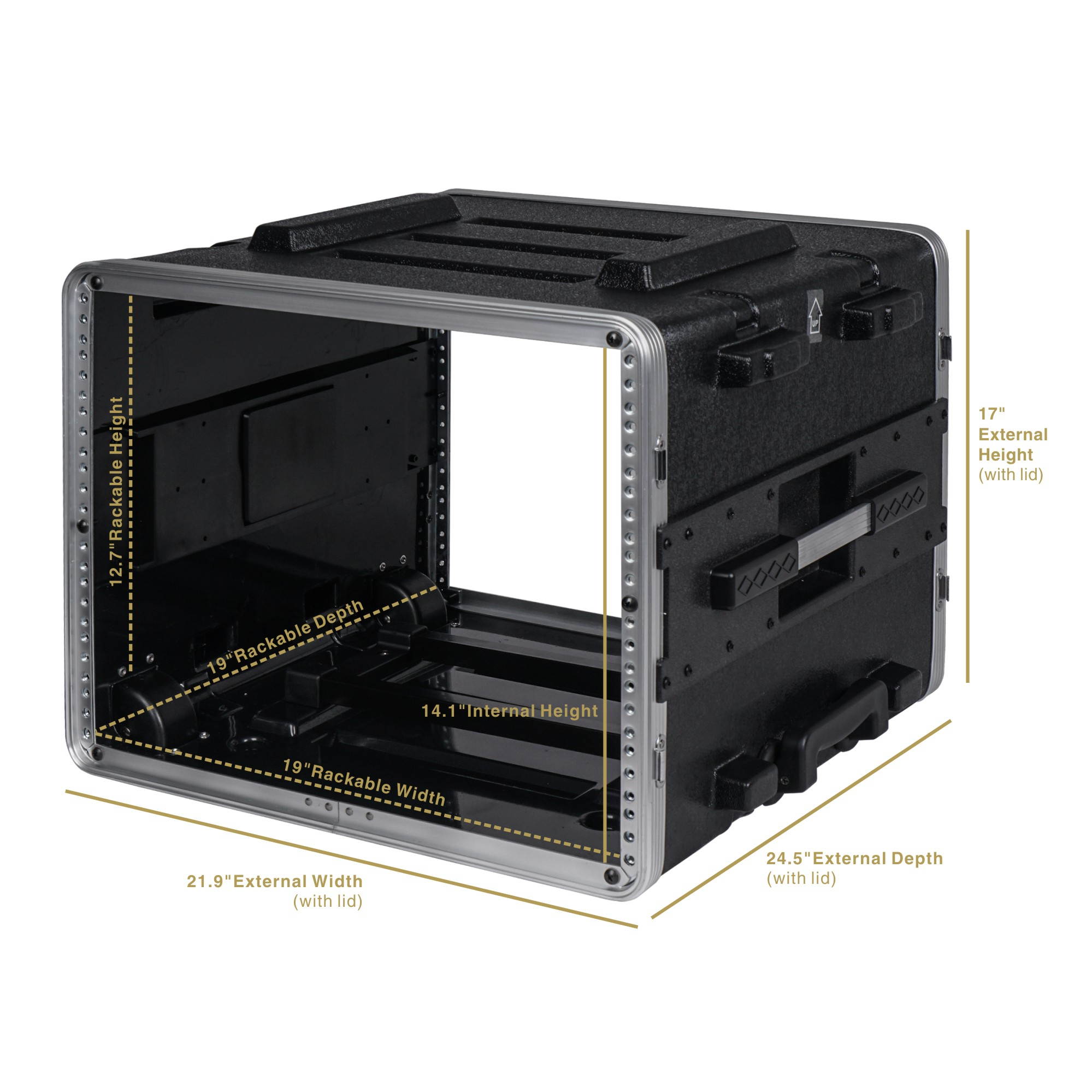 iStarUSA DD-200-SEA-SILVER 2U Compact Stylish Rack Mount Chassis With Sea Bezel - Silver