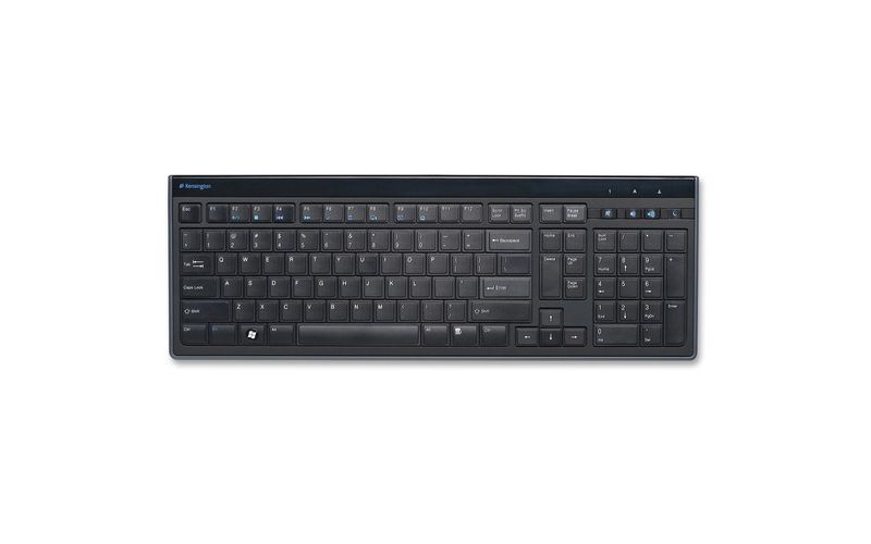 Adesso Tru-Form Media 1500 - Wireless Ergonomic Keyboard and Laser Mouse - USB Wireless RF Keyboard - 105 Key - English (US) - Black