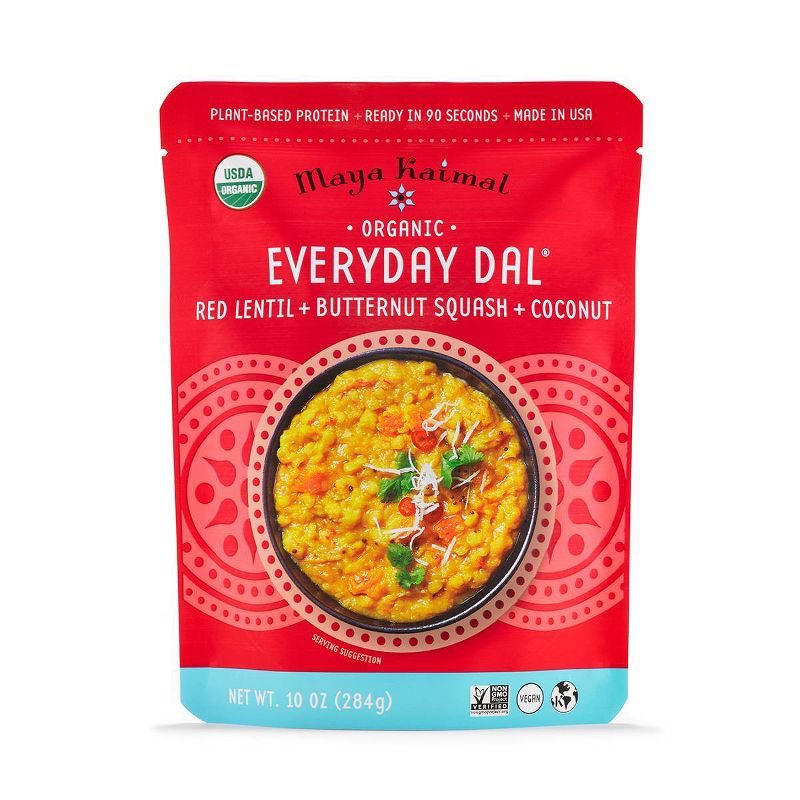 Maya Kaimal Organic Everyday Dal Red Lentils with Butternut Squash and Coconut - 10oz