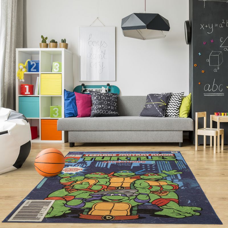 Teenage Mutant Ninja Turtles 5'x7' Comic Book Rug