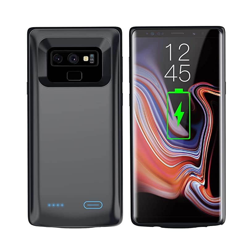 Case for Galaxy Note 9 ?5000mAh? Portable Rechargeable External Pack for Samsung Galaxy Note 9 Charger Case Slim Note 9 Protective Charging Case&mdash;&mdash;Black