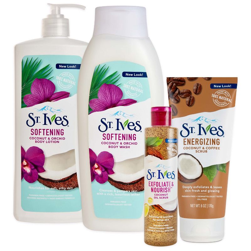 St. Ives Soft and Silky Coconut and Orchid Body Lotion 21oz