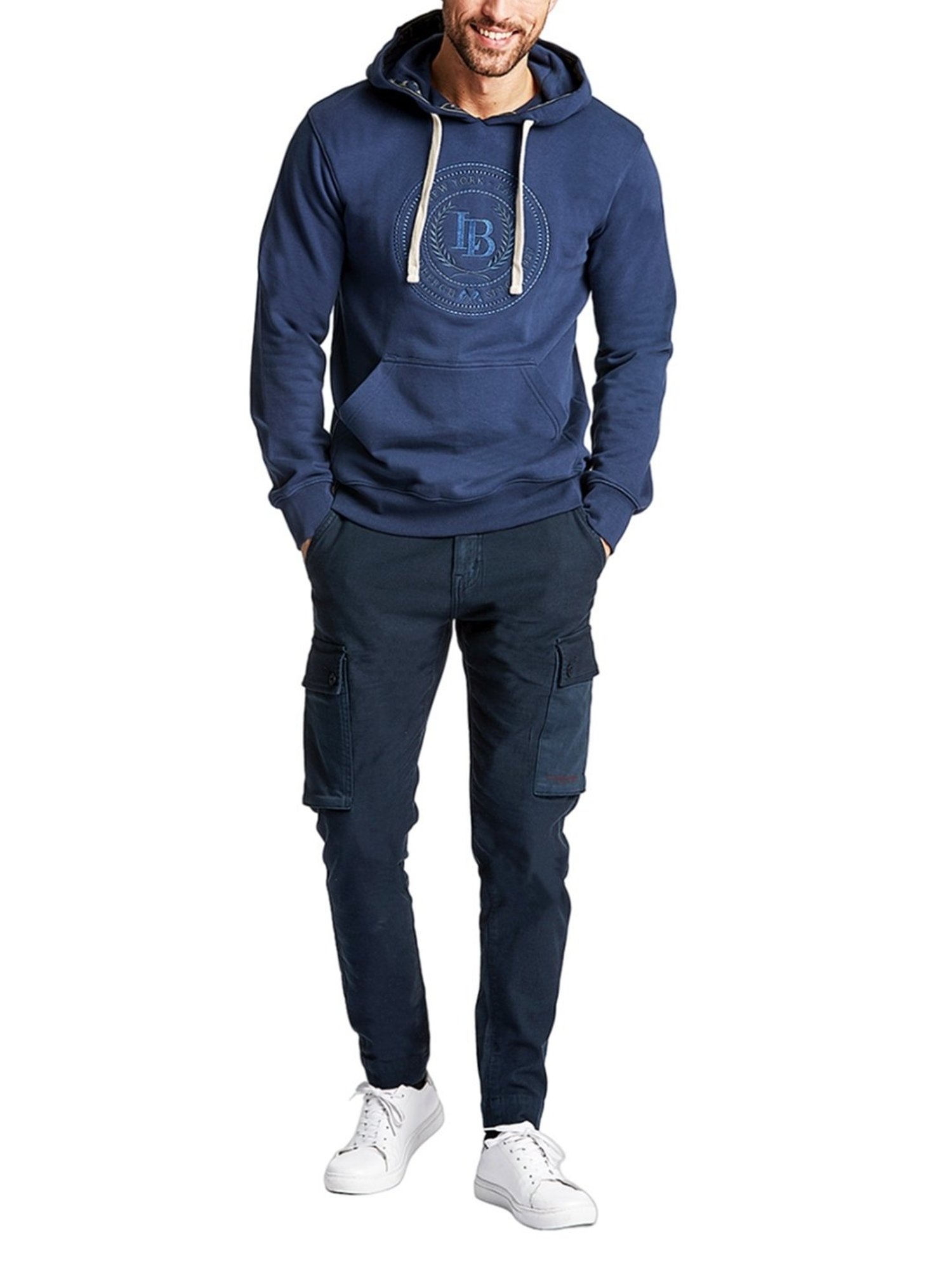 Forca Black Regular Fit Printed Sweatshirt