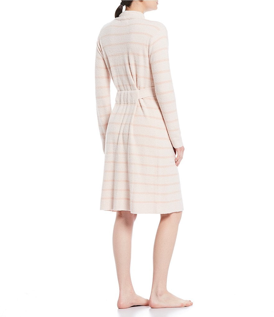 Lauren Ralph Lauren Paisley Print Satin Short Wrap Robe