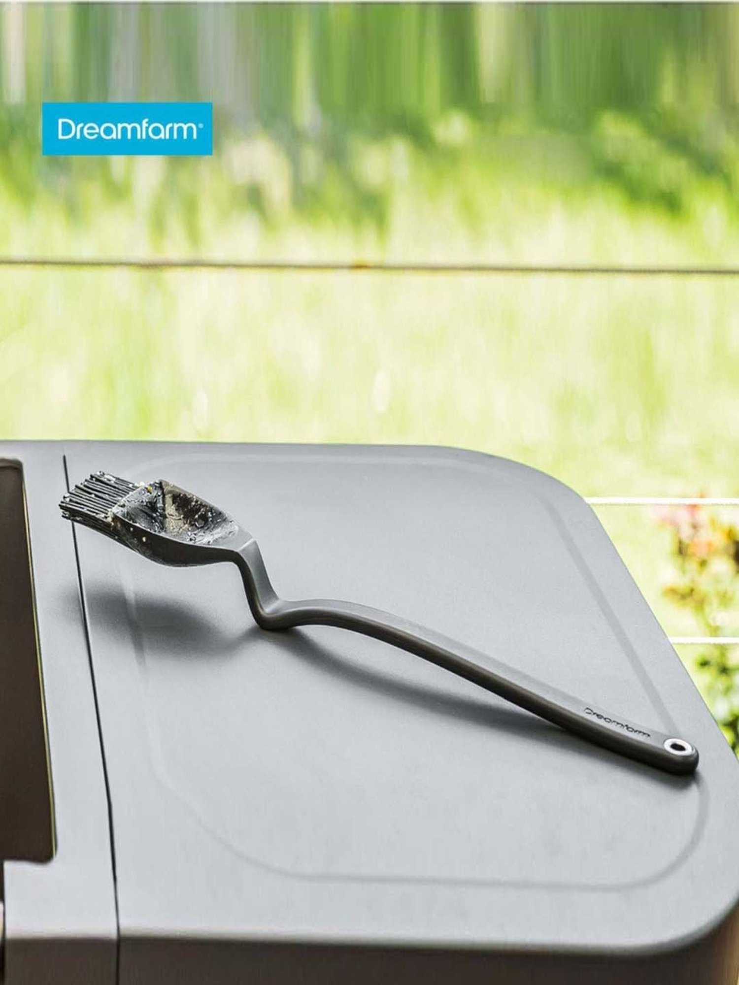 Dreamfarm Black Medium Sauce Scooping BBQ Basting Brush