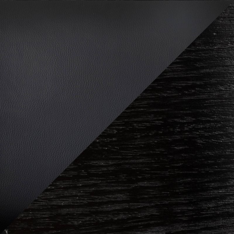 Mid-Century Modern Adjustable Height Swivel Barstool Black - Glitzhome